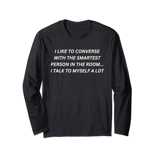 GRYD SMARTEST PERSON IN THE ROOM SARCASTIC FUNNY Long Sleeve T-Shirt