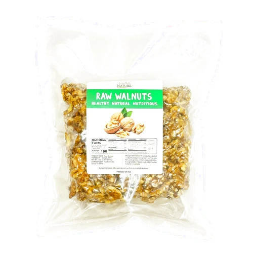 Beyond Nature Unsalted Raw Walnuts – 2 Pound (32 oz) Vacuum Sealed, Non GMO, No Salt, Low Carb, Keto Friendly & Vegan Snack