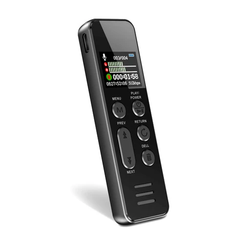 XIXITPY 128GB Voice Recorder with Playback, XIXITPY 60H Audio Recorder with Port USB C, 1500 Hours of Storage and 60 Hours of Continuous Recording, Voice Activated Recorder for Lectures, Meetings and More