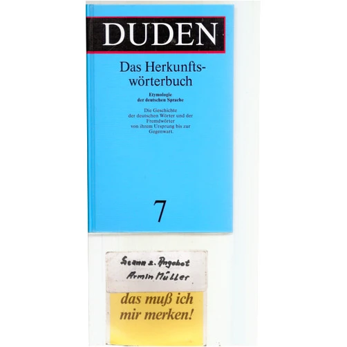Günther Drosdowski Duden Etymologie: Herkunftsworterbuch Der Deutschen Sprache