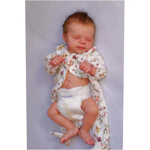 Zero Pam Realistic Reborn Baby Girl Dolls Full Silicone Baby Doll 18 Inch Life Like Reborn Toddler Real Looking Sleeping Newborn Baby Dolls with Accessories