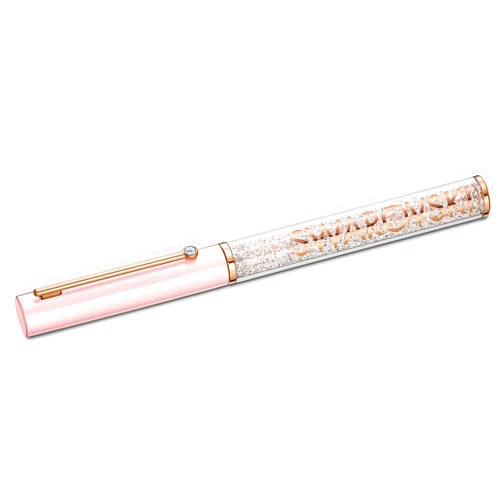 SWAROVSKI Crystalline Gloss Ballpoint Pen Pink Rose-Gold Plated