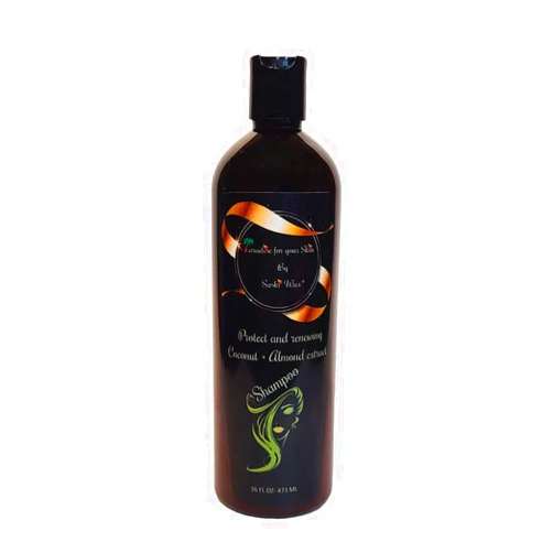 Paradise for your skin by Saski Wax Coconut almond Shampoo (Free Sulfate)