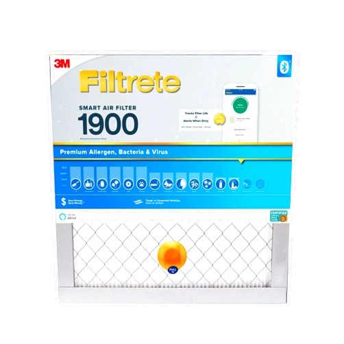 Filtrete 20x20x1 Smart Air Filter, MPR 1900 MERV 13, 1-Inch Premium Allergen, Bacteria and Virus Air Filters for ACs and Furnaces, 2 Filters
