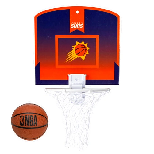 Franklin Sports NBA Mini Over the Door Basketball Hoop - Kids Indoor Mini Basketball Hoop with Basketball - NBA Fan Shop Mini Hoop for Bedroom + Office - Over the Door Mini Hoop Set