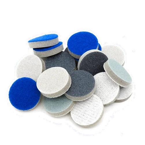 WCNMB Sandpaper 60pcs 1 Inch 25mm Round Sponge Sanding Disc Sandpaper Hook and Loop 300-3000 Grits for Polishing Grinding Wear-Resistant and Durable (Grit : 300 400)