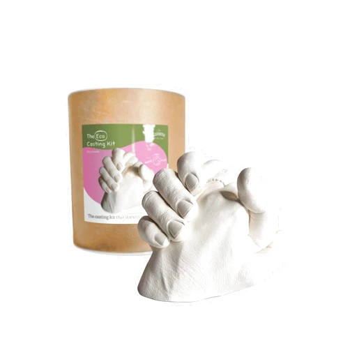 The Edinburgh Casting Studio Edinburgh Eco-Friendly DIY Couples Hand Casting Kit - Make a Cast of Your Hands - Preserve a Loved One's Hand - Unique Wedding, Anniversary, Birthday, Engagement, Mother's & Father's Day Gift