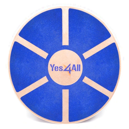 Yes4All Versatile Wooden Wobble Balance Board, Balance Trainer for Physical Therapy, Standing Desk, Core Training, Exercise Balance Stability Trainer