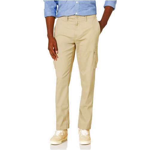 Amazon Essentials Men's Straight-Fit Stretch Cargo Pant (Available in Big & Tall)