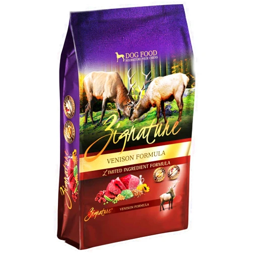 Zignature Limited Ingredient Formula Grain-Free Dry Dog Food Venison 12.5lb