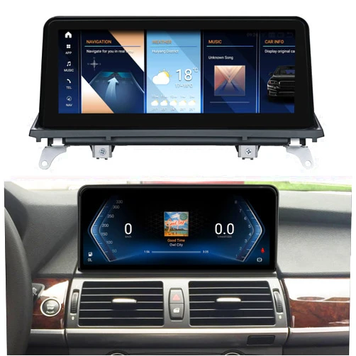 Koason Android12 10.25 inch 1920HD Screen Upgrade Display Monitor 4G LTE Multimedia Player GPS Navigation for BMW X5 X6 E70 E71 2007-2014 CCC CIC (CIC)