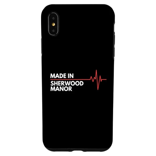 Made In Sherwood Manor CT Co. In c. iPhone XS Max Made In Sherwood Manor Connecticut Place Of Birth Hometown Case
