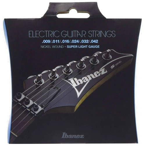 Ibanez, Electric Guitars Strings-Super Light Gauge (IEGS6)