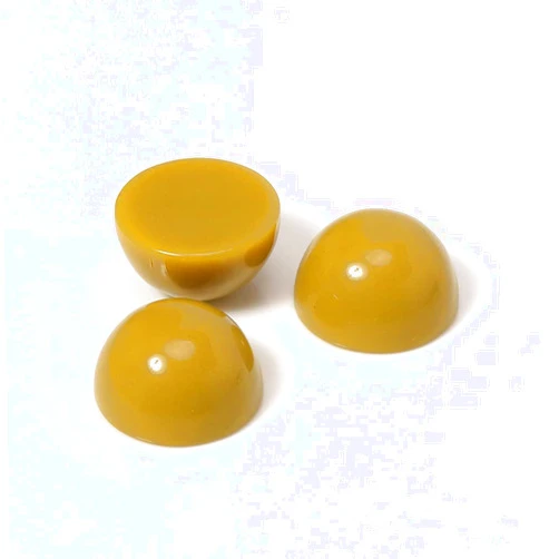 MOXIOU KP 10pcs Earring Making Thick Resin Cabochon Candy Color 18mm Flat Back Patch Accessories for Jewelry Making Korean Cute Stud DIY D125 (Color : Oliver Green)