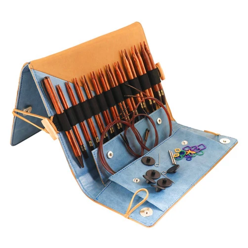 KnitPro Ginger Interchangable Circular Knitting Pins Deluxe Set - 11 Pairs