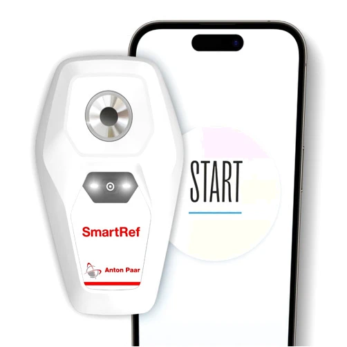Anton Paar SmartRef by Anton Paar - Digital Refractometer - Beer Wort Extract, Fruit Sugar Content, Reef Tank Salinity, Honey Moisture, Coffee TDS - Brix, Plato, Specific Gravity, BABO, Baumé, Oechsle, KMW, PPT