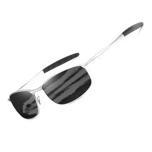 AEVOGUE Polarized Sunglasses For Men Rectangle Metal Frame Retro Sun Glasses AE0395
