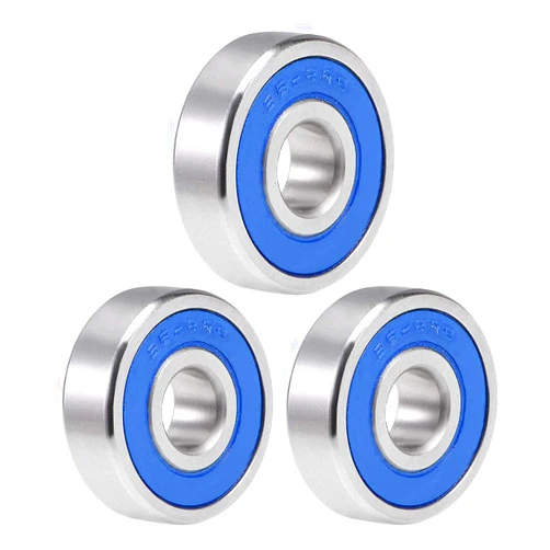 uxcell S628-2RS Stainless Steel Ball Bearing 8x24x8mm Double Sealed 628RS Bearings 3-Pack