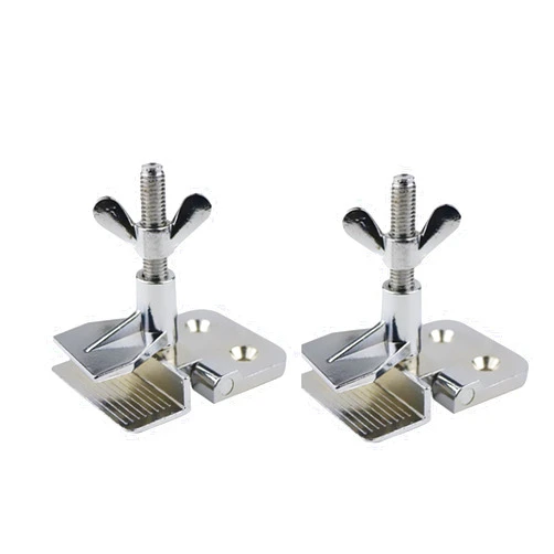 ARERQWZ 2PCS Silk Screen Printing Metal Frame Butterfly Hinge Clamp DIY Hobby Screen Painting Fixing Hinge Clamp Hardware Clip Tools(Silver)