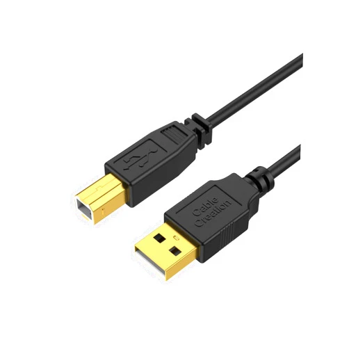 CableCreation USB Printer Cable 6.6FT, USB 2.0 Printer Cable to Computer, USB A to USB B Printer Cord High Speed for HP, Brother, Epson, Canon, Piano, Dac, and More, 2M