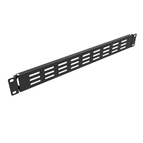QiaoYoubang 1U Hinged Vented Rack Mount Blank Panel Spacer for 19in Server Rack or Network Cabinet (1U Vented Blank Panel)