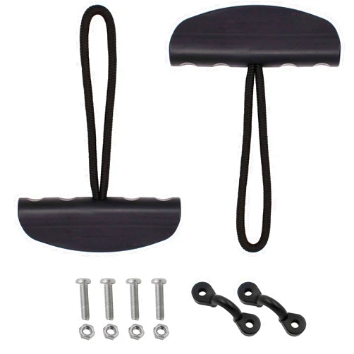 YYST Lot 2 Kayak Carry Handle Pull Handle T-handle with Cord and Pad Eyes