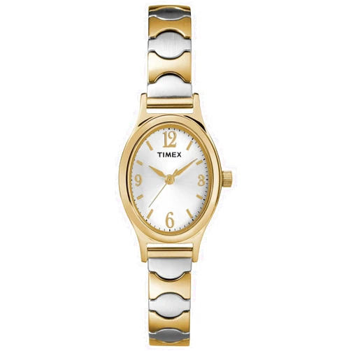 Timex Women's T26301 Kendall Circle Two-Tone Stainless Steel Expansion Band Watch