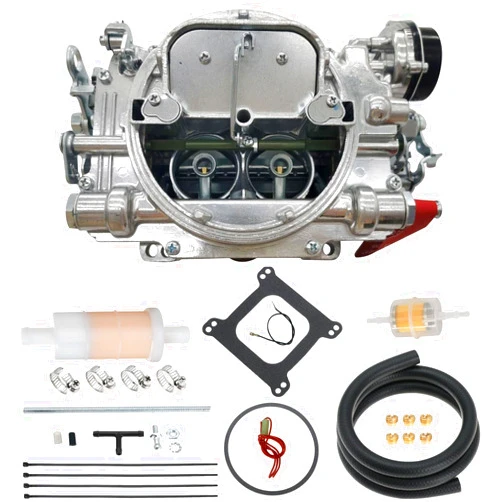 Trucktok 1400 Carburetor Performer 600 CFM 4 Barrel Square Bore with Air Valve Secondary Electric Choke Compatible with Chevy Rochester F100