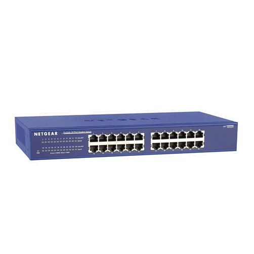 NETGEAR 24-Port Gigabit Ethernet Unmanaged Switch (JGS524) - Desktop or Rackmount, and Limited Lifetime Protection