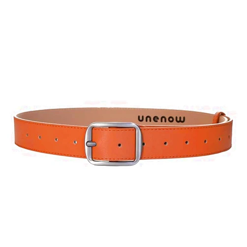 unenow PU Leather Jeans Belt for Women, Brown