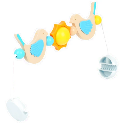 Impresa Wooden Toy Bar for Baby Bjorn Bouncer to Fascinate Your Child - Universal Impresa Toy Arch Intended for BabyBjorn Bouncers - Wooden Toys for Babies for Development of Motor Skills