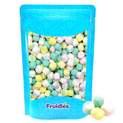Fruidles Colorful Pastel Buttermints, Bulk Mint Candies, After Dinner Mints, Butter Mint Candy, Fat-Free, 3.6g Piece (Half-Pound)