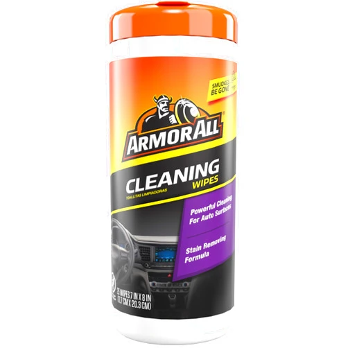 Armor All Car Interior Cleaner Wipes, Car Interior Cleaning Wipes for Dirt and Dust in Cars, Trucks and Motorcycles, 25 Count