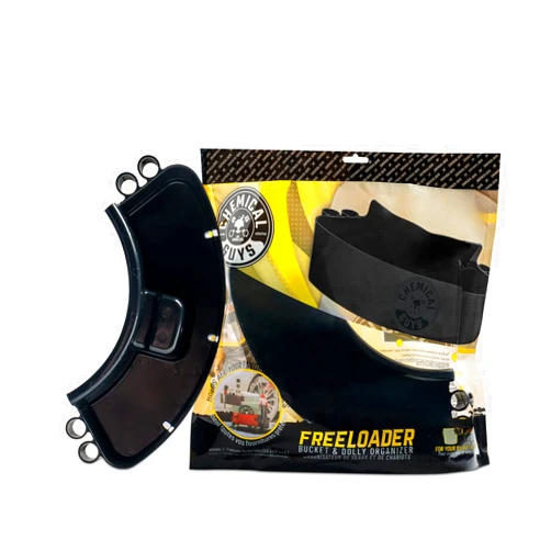 Chemical Guys ACC621 Freeloader Bucket & Dolly Organizer, Black, Keep Soap and Water in The Bucket and Your Supplies Organized, Great for Washing Cars, Trucks, Motorcycles, SUVs, RVs & More