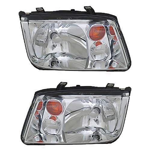RAREELECTRICAL New Pair Of Headlights Compatible With Volkswagen Jetta Glst Di Gls Glx Sedan Wagon 1.8L 2002 2003 2004 2005 By Part Numbers Vw2503125 Vw2502125 1J5941018bj