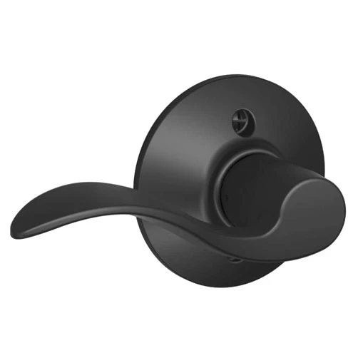 Schlage F170 ACC 622 LH Left Handed Accent Door Lever, One Sided Non-Turning Dummy Door Handle, Matte Black