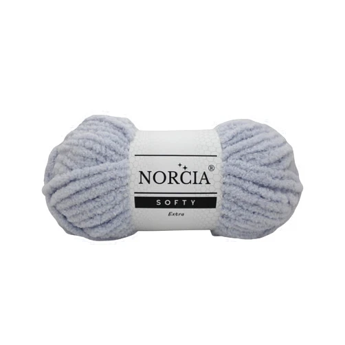 NORCIA Softy Yarn, Fluffy Yarn, 100 gr (76 Yds) Soft Yarn for Crocheting, Plush Yarn for Amigurumi, Chenille Yarn, Baby Blanket Yarn Crochet & Knitting, Fur Yarn
