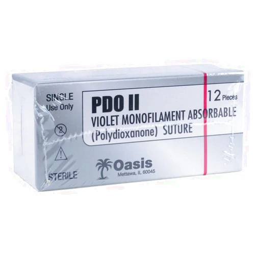 Generic Oasis PDO (Polydioxanone) Surgical Suture, 2-0, (CT-2) 1/2 26mm Round Bodied Needle, 75cm, 12/Box, Veterinary Use