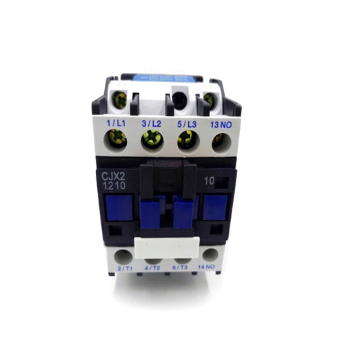 FINLIX Contactor AC 220V Contactors CJX2-1210 CJX2-0910 24VAC 1 Phase 1 2a 9a 380vac 3 Phase Industrial Electrical (Color : Cjx2-1210 24vac)