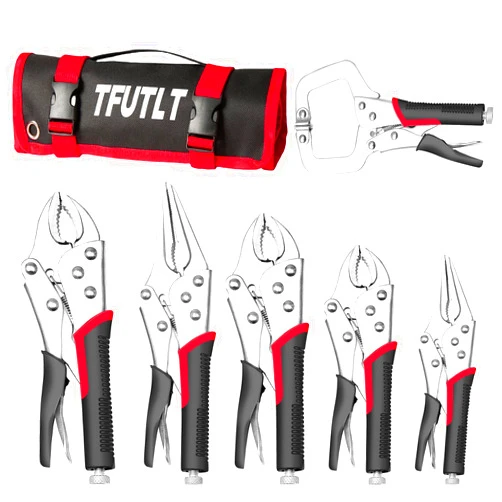 TFUTLT Locking Pliers Set,6-Pack Vice Grips Pliers Set,5