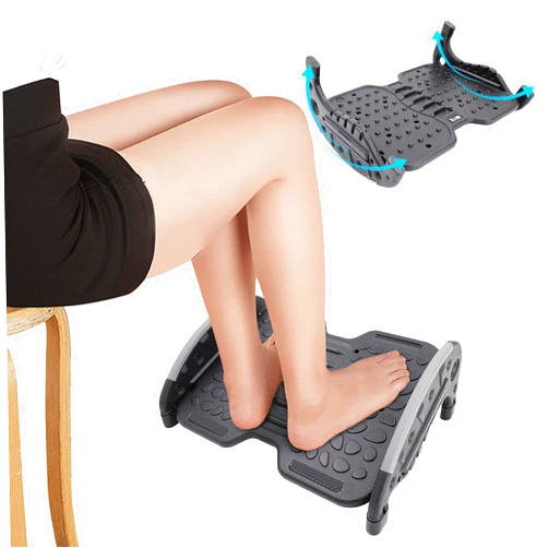 OShuKang Under Desk Foot Rest,Rocker Footrest Office Led Rest with Relieve Fatigue,Foot Stool with Massage Texture