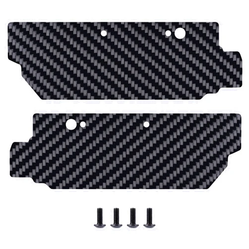 QUE-T Carbon Fiber Rear A-Arms Mudguard Fender Flares Mud Flaps for ARRMA 1/8 KRATON 6S EXB RC Car