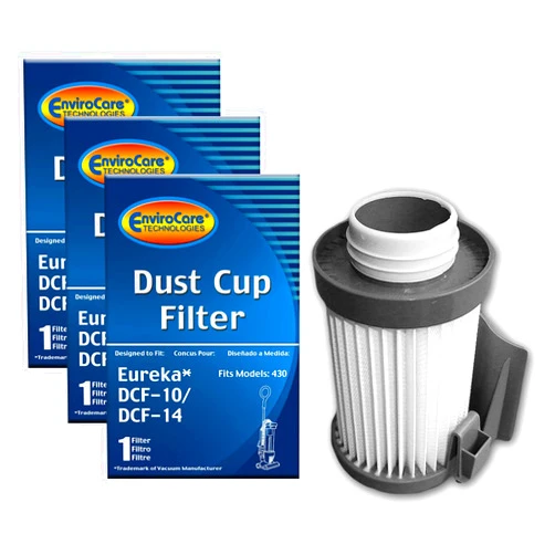 EnviroCare Premium Replacement Vacuum Cleaner Filters Designed to fit Eureka DCF10/DCF14 Upright Vacuums 3 Filters