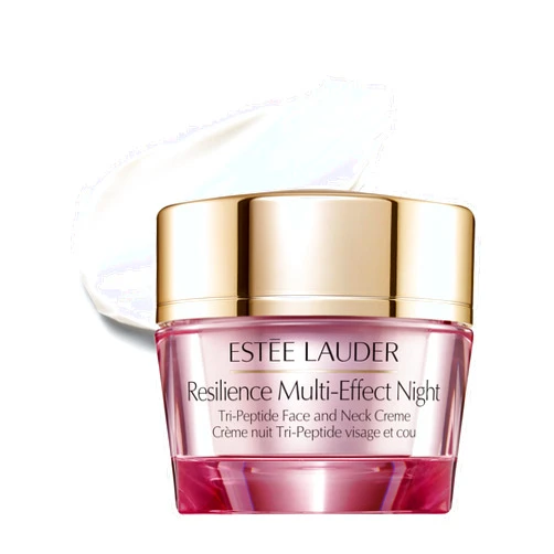 Estée Lauder Resilience Multi-Effect Night Tri-Peptide Face and Neck Cream Moisturizer | Plumping & Anti-Aging