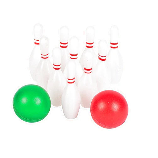 Fun Express Mini Bowling Games - Portable Bowling Set for Kids Family Fun Parties - Perfect for Indoor & Outdoor Play Group Activities Travel Entertainment Skill-Building Games - Multicolor 12 Pieces