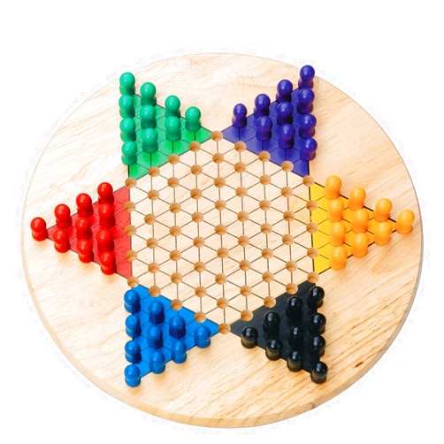 S&S Worldwide All Wood Chinese Checkers Set. 11