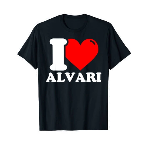 I heart alvari first name I love alvari given name T-Shirt