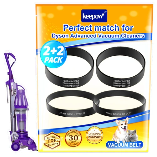 KEEPOW Clutch Belt Compatible with Dyson DC07 DC04 DC14 Vacuum Cleaners, Replace to DY-902514-01 & DY-02514-01(4 Pack)