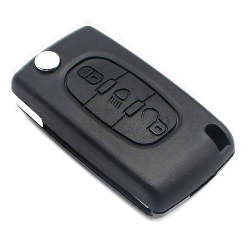 Kaling 3 Buttons Filp Folding Remote Key Shell Key Fob Cover for Citroen C2 C4 C5 C6 C8 Xsara Picasso