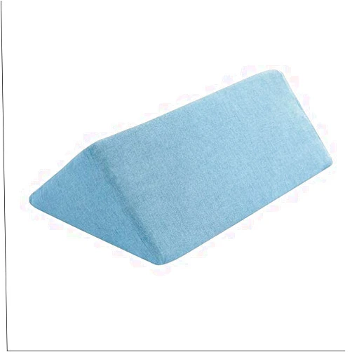 Lerboai Bed Wedge Pillow - Memory Foam Material - Triangular Wedge Pillow for Scenes Such as Acid Reflux, Snoring, Etc., Blue